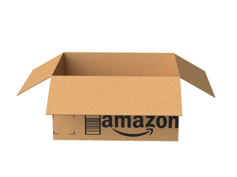 Amazon box 2J PBR 02 3D Model
