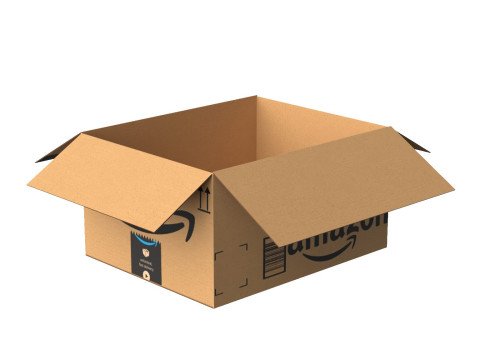 Amazon box 2J PBR 02 3D Model