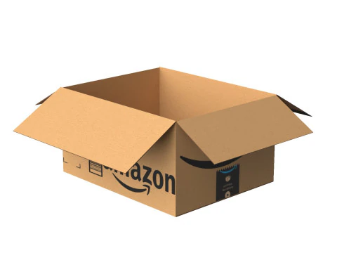 Amazon box 2J PBR 02 3D Model