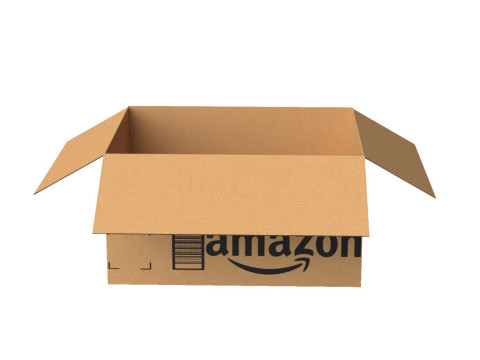 Amazon box 2J PBR 02 3D Model
