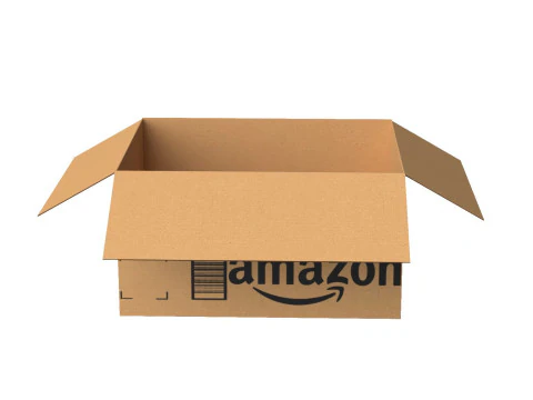 Amazon box 2J PBR 02 3D Model