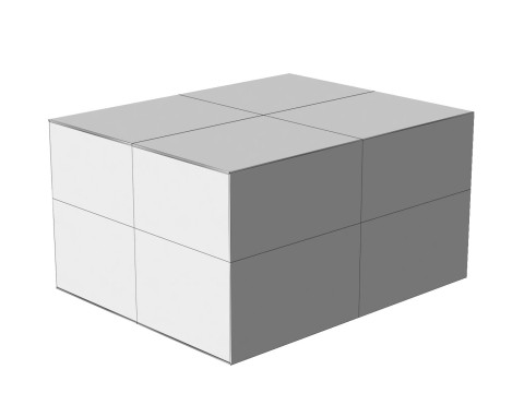 Amazon box 2J PBR 02 3D Model
