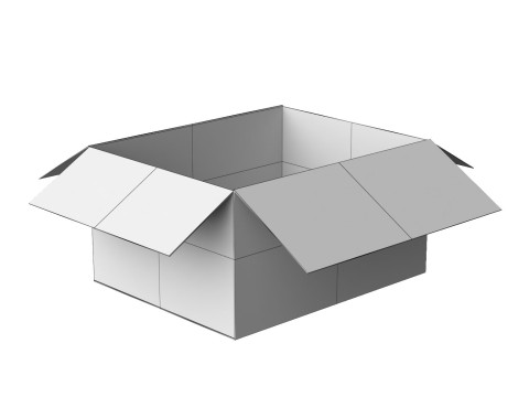 Amazon box 2J PBR 02 3D Model