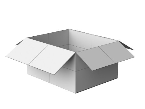 Amazon box 2J PBR 02 3D Model