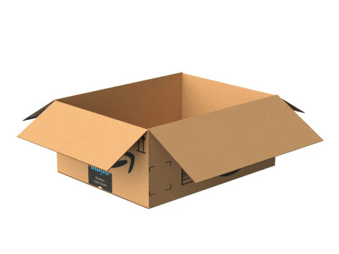 Amazon Box 2H PBR 03 3D Model