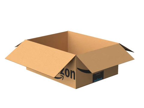 Amazon Box 2H PBR 03 3D Model