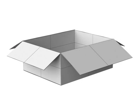 Amazon Box 2H PBR 03 3D Model