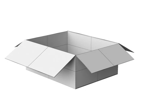 Amazon Box 2H PBR 03 3D Model