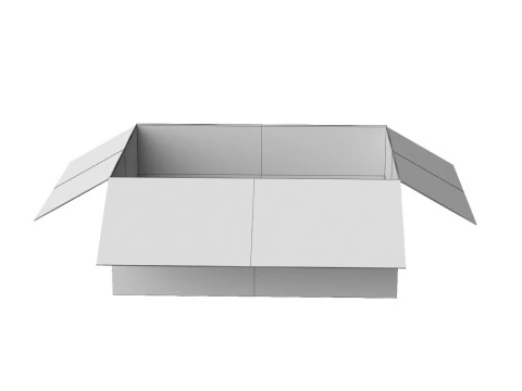 Amazon Box 2H PBR 03 3D Model