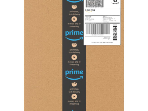 Amazon Box 2G PBR 04 3D Model