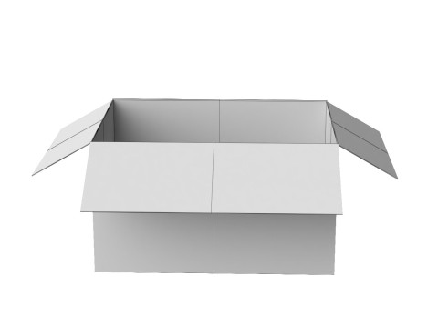 Amazon Box 2G PBR 04 3D Model