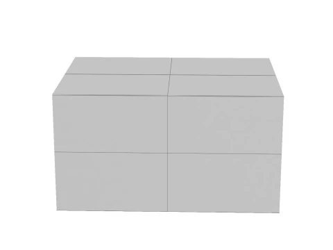 Amazon Box 2F PBR 05 3D Model