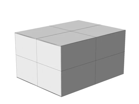 Amazon Box 2F PBR 05 3D Model