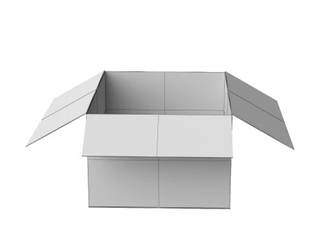 Amazon Box 2F PBR 05 3D Model