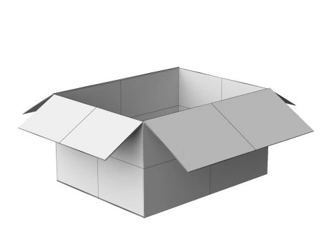 Amazon Box 2F PBR 05 3D Model