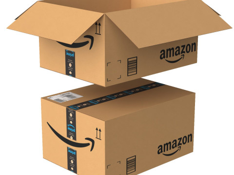 Amazon Box 2E PBR 06 3D Model