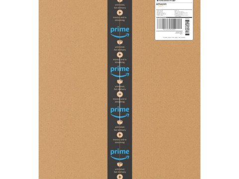 Amazon Box 2E PBR 06 Modello 3D
