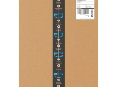 Amazon Box 2E PBR 06 3D Model