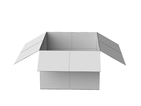 Amazon Box 2E PBR 06 3D Model
