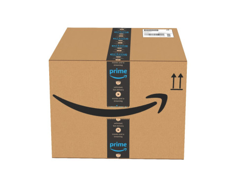 Amazon Box 2D PBR 07 3D 모델