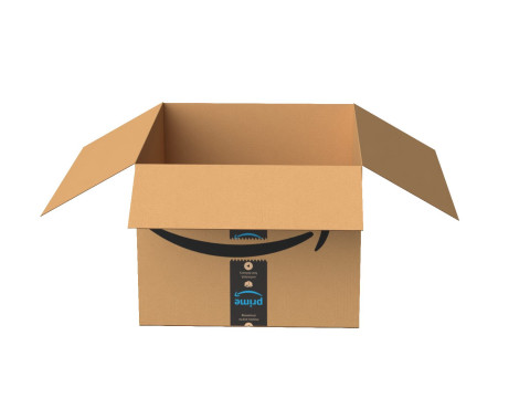Amazon Box 2D PBR 07 3D 모델
