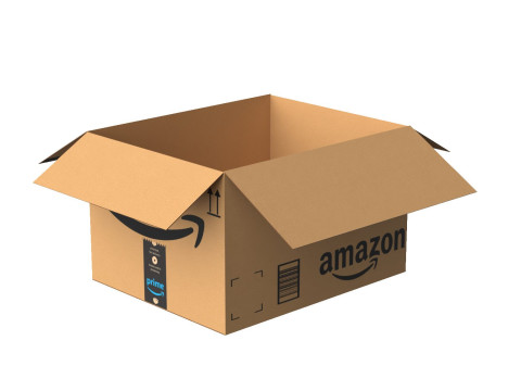Amazon Box 2D PBR 07 3D 모델