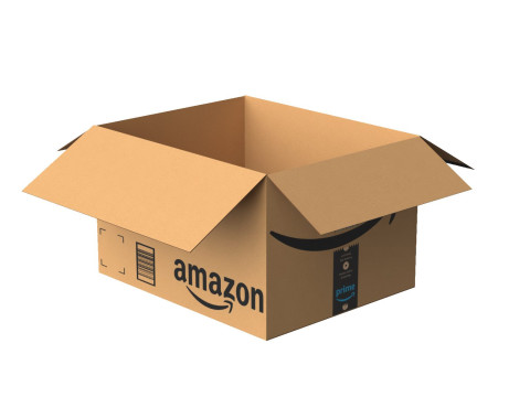 Amazon Box 2D PBR 07 3D 모델