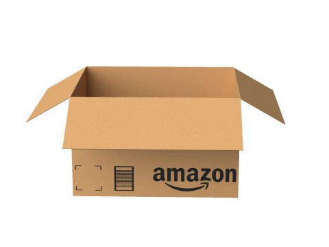 Amazon Box 2D PBR 07 3D 모델