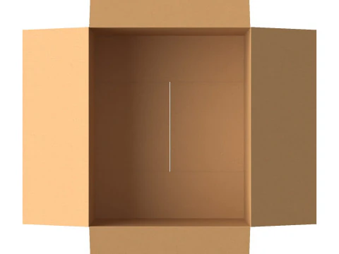 Amazon Kutusu 2D PBR 07 3D Model