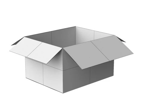 Amazon Kutusu 2D PBR 07 3D Model