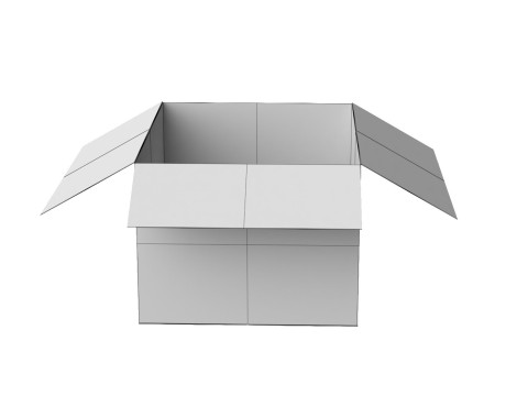 Amazon Box 2D PBR 07 3D 모델