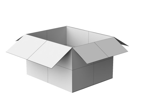 Amazon Box 2D PBR 07 3D 모델