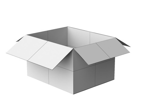 Amazon Box 2D PBR 07 3D 모델
