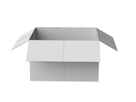 Amazon Box 2D PBR 07 3D 모델