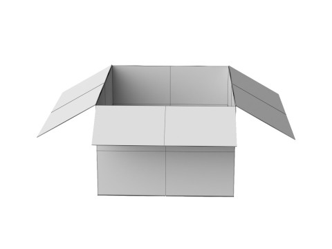 Amazon Box 2B PBR 09 Modelo 3D