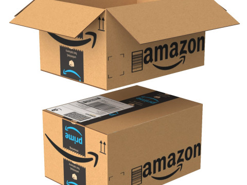 Amazon Box 2A PBR 10 3D Model