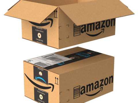 Amazon Box 1A PBR 18 3D Модель