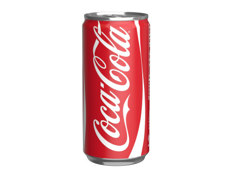 Coca Cola Drink Can Slim 190ml 01 3D Model