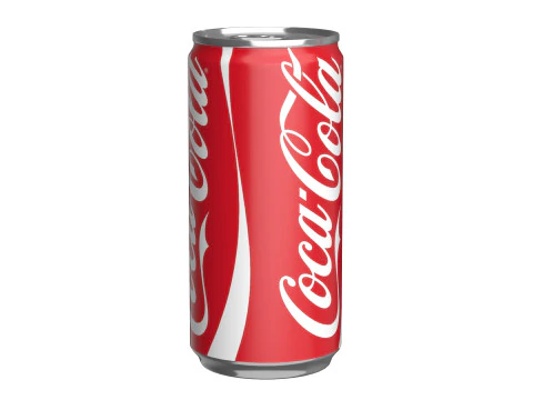 Bebida Coca Cola Lata Slim 190ml 01 Modelo 3D