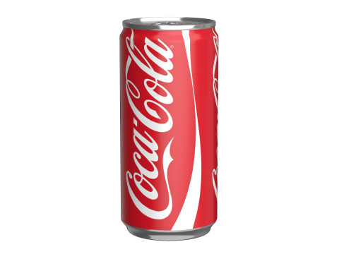 Coca Cola Drink Can Slim 190ml 01 3D Model