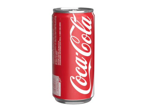 Bebida Coca Cola Lata Slim 190ml 01 Modelo 3D