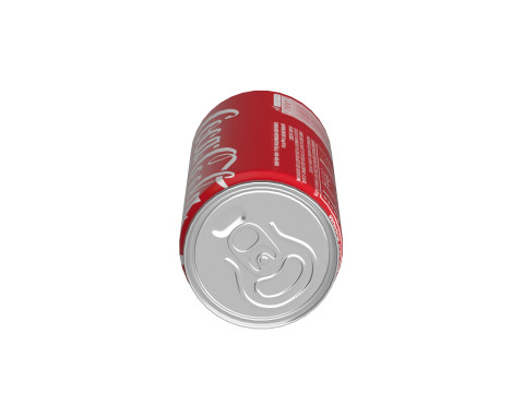 Coca Cola Drink Can Slim 190ml 01 3D Model