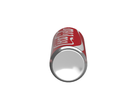 Coca Cola Drink Can Slim 250ml 02 3D 模型
