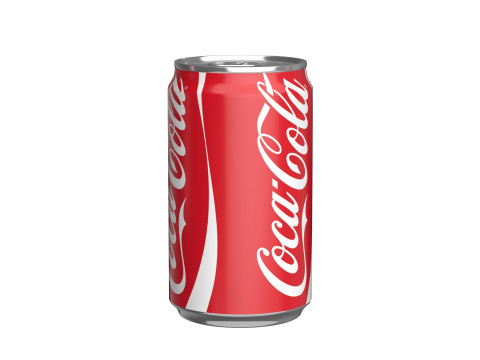 Coca Cola Drink Can Sleek 200ml 03 3D Model