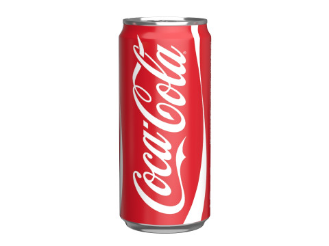 Coca Cola Drink Can Sleek 270 ml 05 3D Model
