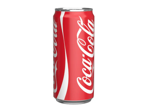 Coca Cola Drink Can Sleek 270 ml 05 3D Model