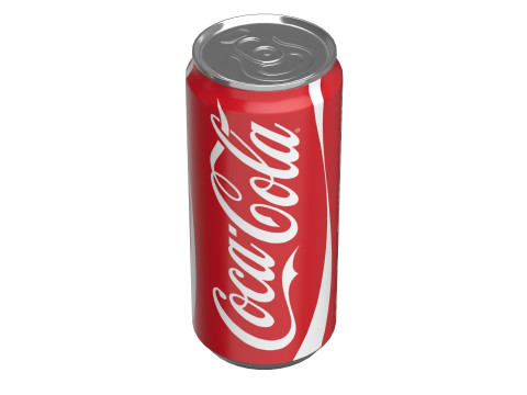Coca Cola Drink Can Sleek 270 ml 05 Modelo 3D
