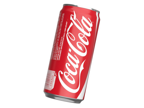 Coca Cola Drink Can Sleek 270 ml 05 Modelo 3D
