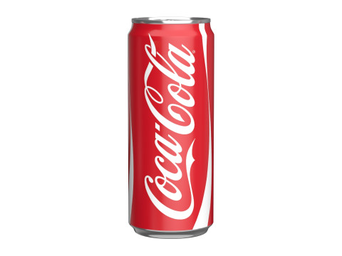 Coca Cola Drink Can Sleek 310ml 06 3D Model