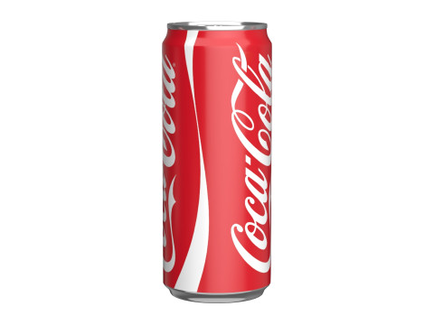 Coca Cola Drink Can Sleek 310ml 06 Modelo 3D